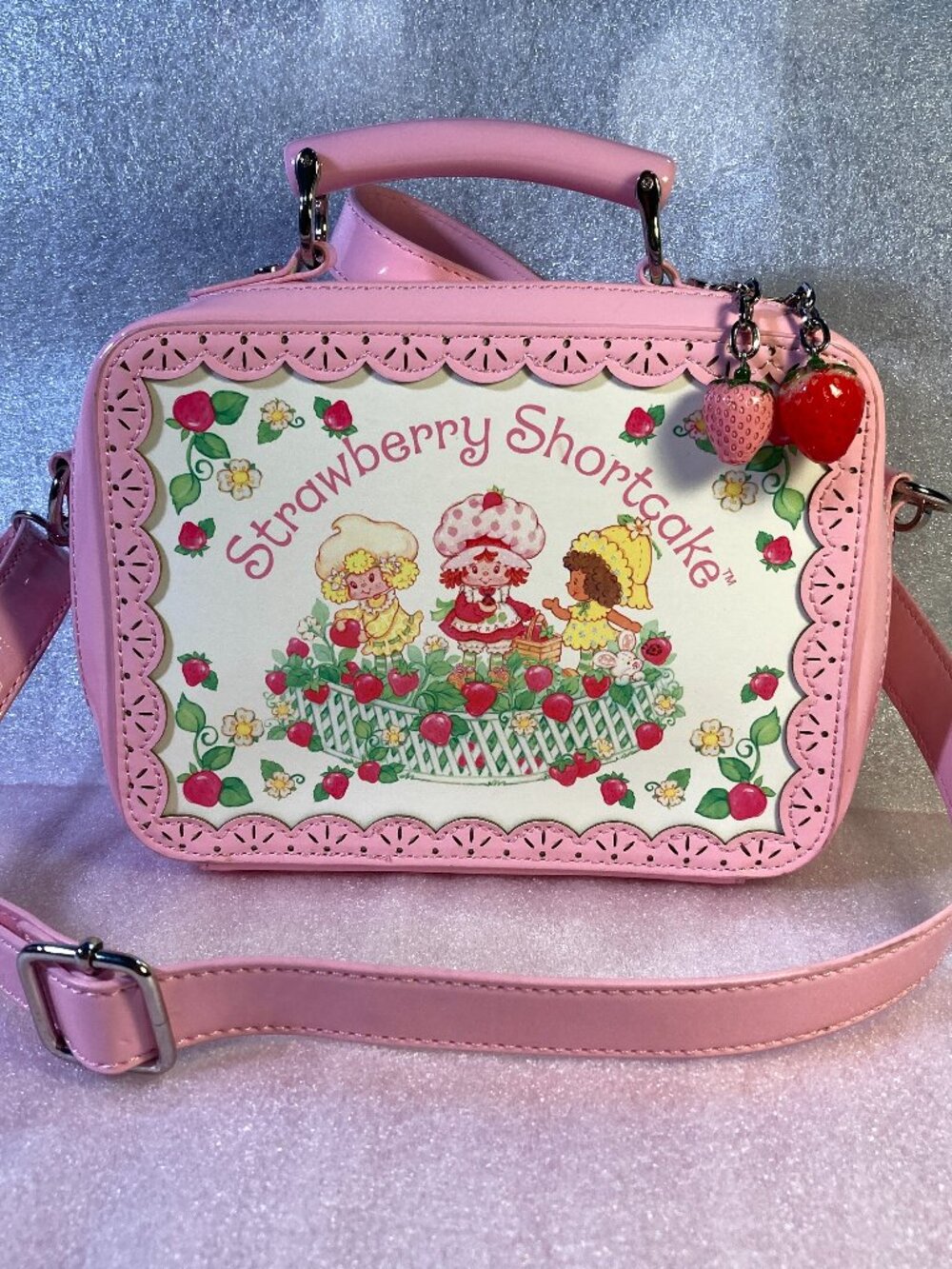 Dolls Kill x Strawberry Shortcake Happy Connections Lunch Box Bag